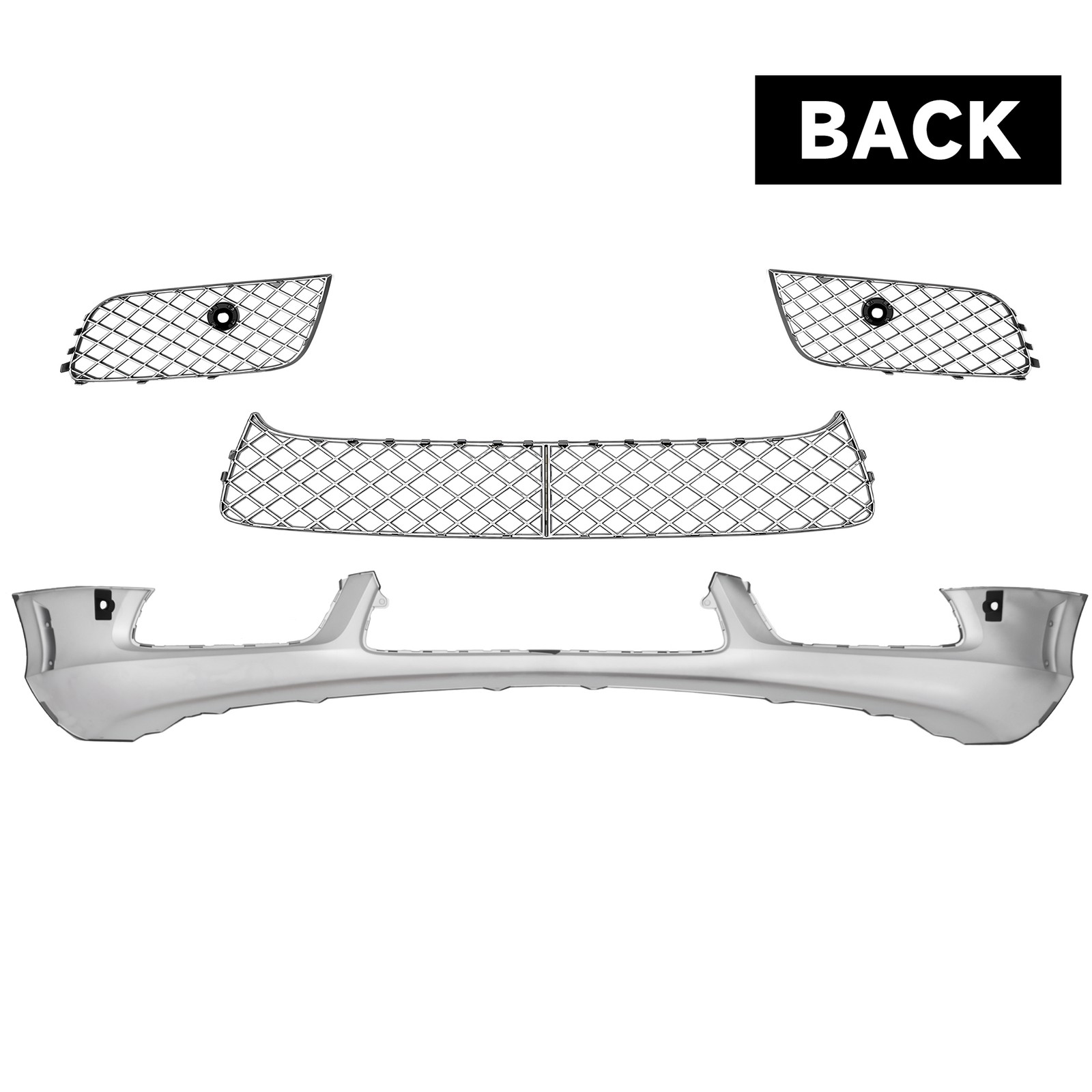 Bentley Continental GT 2012-2015 Front Lower Bumper grilles Set