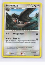 STARAVIA 52/100 UNCOMMON STORMFRONT POKEMON LP