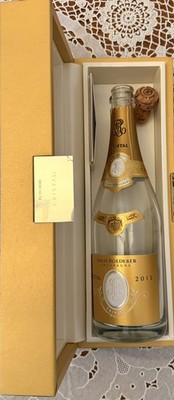 Louis Roederer Cristal Champagne 1995 Collectible Box with Empty Bottle Booklet