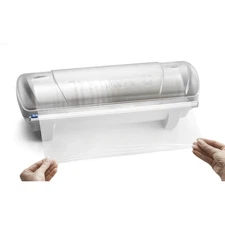 Film Wrapper Film Dispenser, Kenkut Single Roll of Plastic Food Cling Wrap and A