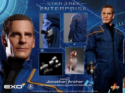 Exo 6 Star Trek Enterprise Captain Jonathan Archer 1/6 Scale Figur Neu Sealed