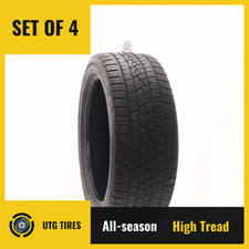 Set Of 4 Used 25545zr20 Continental Controlcontact Sport Srs Plus - 8-8.532 Set Of 4 Used 25545zr20 Continental Controlcontact Sport Srs Plus - 8-8.532