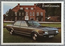 FORD Granada & GXL Car Sales Brochure 1972  FA701/483013/100M/722/DOM