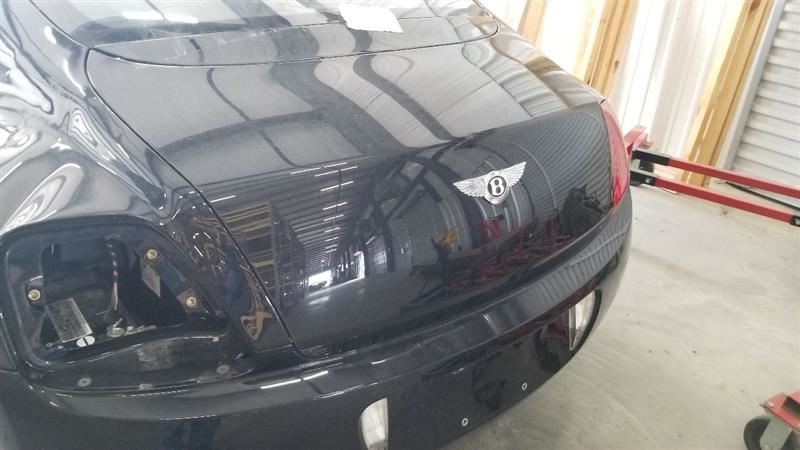 2010 BENTLEY CONTINENTAL GT COUPE REAR TRUNK HATCH DECKLID ASSEMBLY BLACK