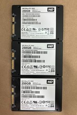 Lot (3) Western Digital Blue 3D NAND 250GB 2.5" SSD WDS250GBOA