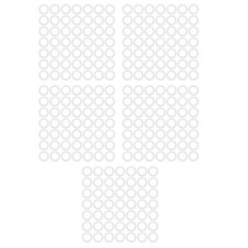 5-pak plastikowych pierścieni żaluzyjnych rzymski zestaw pierścieni pierścienie zasłonowe z oczkiem