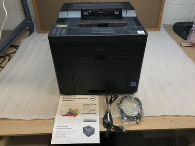 Dell C2660DN Color Laser Enterprise Printer 5K pg ct - Black and Cyan ToneR