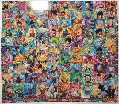 Lot of 100 Japanese Dragon Ball Super Dragonball Heroes Card Set TCG