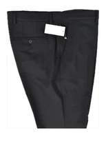 Perry Ellis Portfolio Modern-Fit Stretch Black Pants 34 X 30 $95 5QSB0050