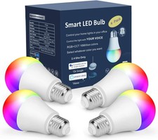 Smart Light Bulbscolor Changing Light Bulbs That Work With Alexa And Google Assi