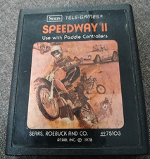 Speedway II (Atari 2600, 1978) Sears Tele-Games 4975103 non testato