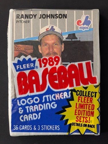 1989 Fleer Baseball Card Pack - Sealed Cello Pack (36 Cards) W/ Griffey Jr., Ryan