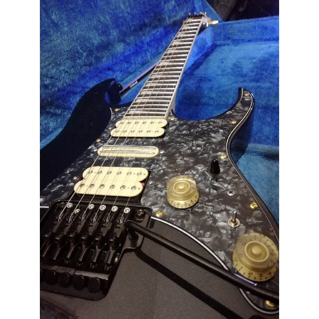 Electric Guitar Ibanez RGR350EX MOD Black 3H IP & Cream & Gold