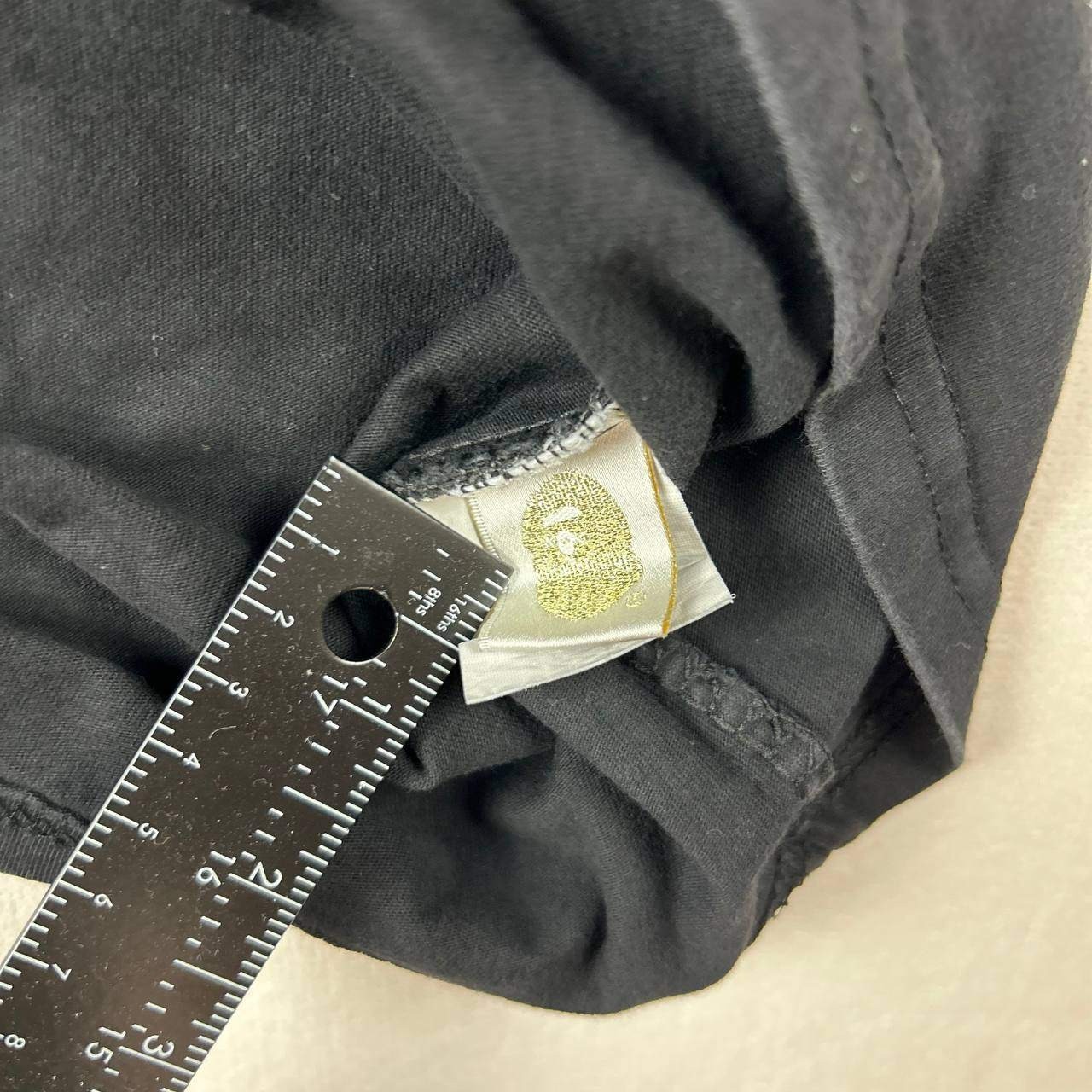 Bape x Bathing Ape 'Worlds Gone Mad' Lightning Graphic T-Shirt Size Medium Black thumbnail 7