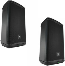 2x JBL EON712 12" Powered PA Portable DJ Speaker with Bluetooth and DSP 1300Watt