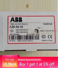 New A26-30-10  ABB AC contactors AC24V、110V、200V、220-230V US Free TAX
