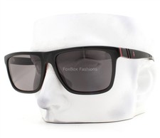 Ralph Lauren Polo Sunglasses PH4153 5668/81 Polished Black Red Polarized w/case