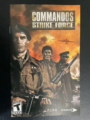 Commandos Strike Force PS2 PlayStation 2 Instruction Manual Only