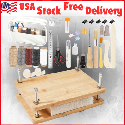 Book Binding Kits for Beginners Complete DIY with Tools & Instructions, 50 Pcs