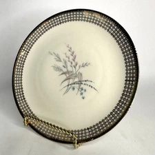 Vintage Winterling Signed Rosian Bavaria Round Salad Dessert Plate  Gold Trim