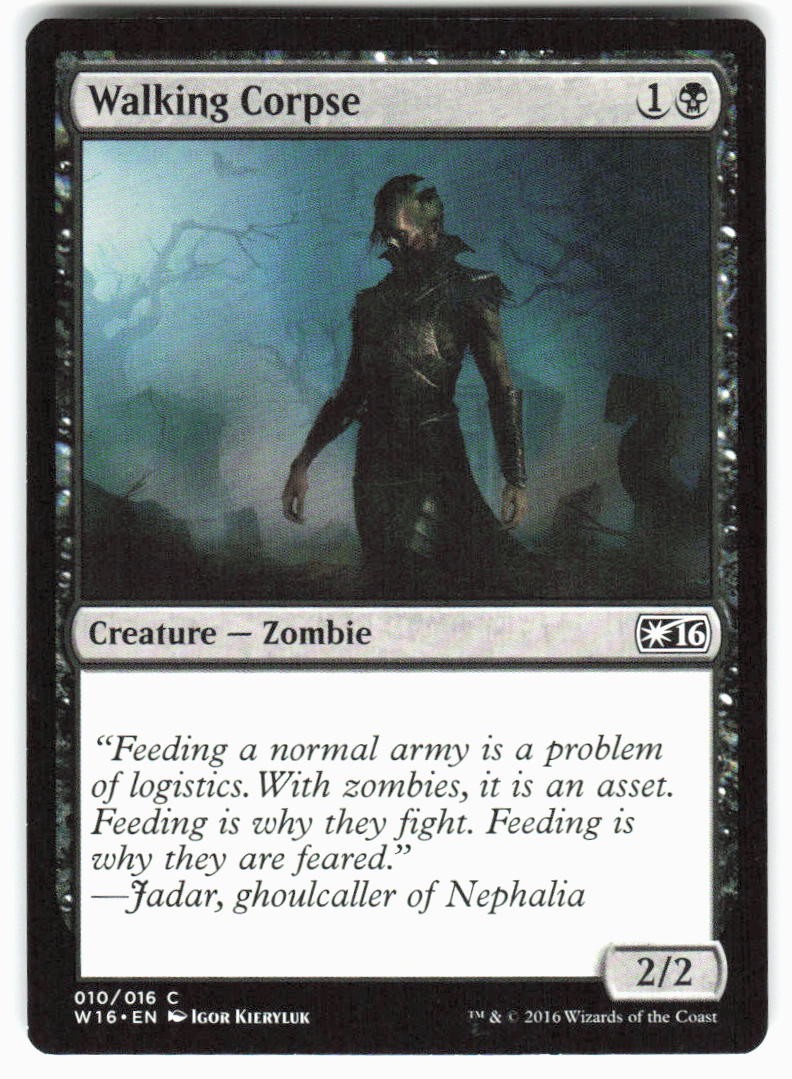 Walking Corpse C Welcome Deck 2016 10 NM
