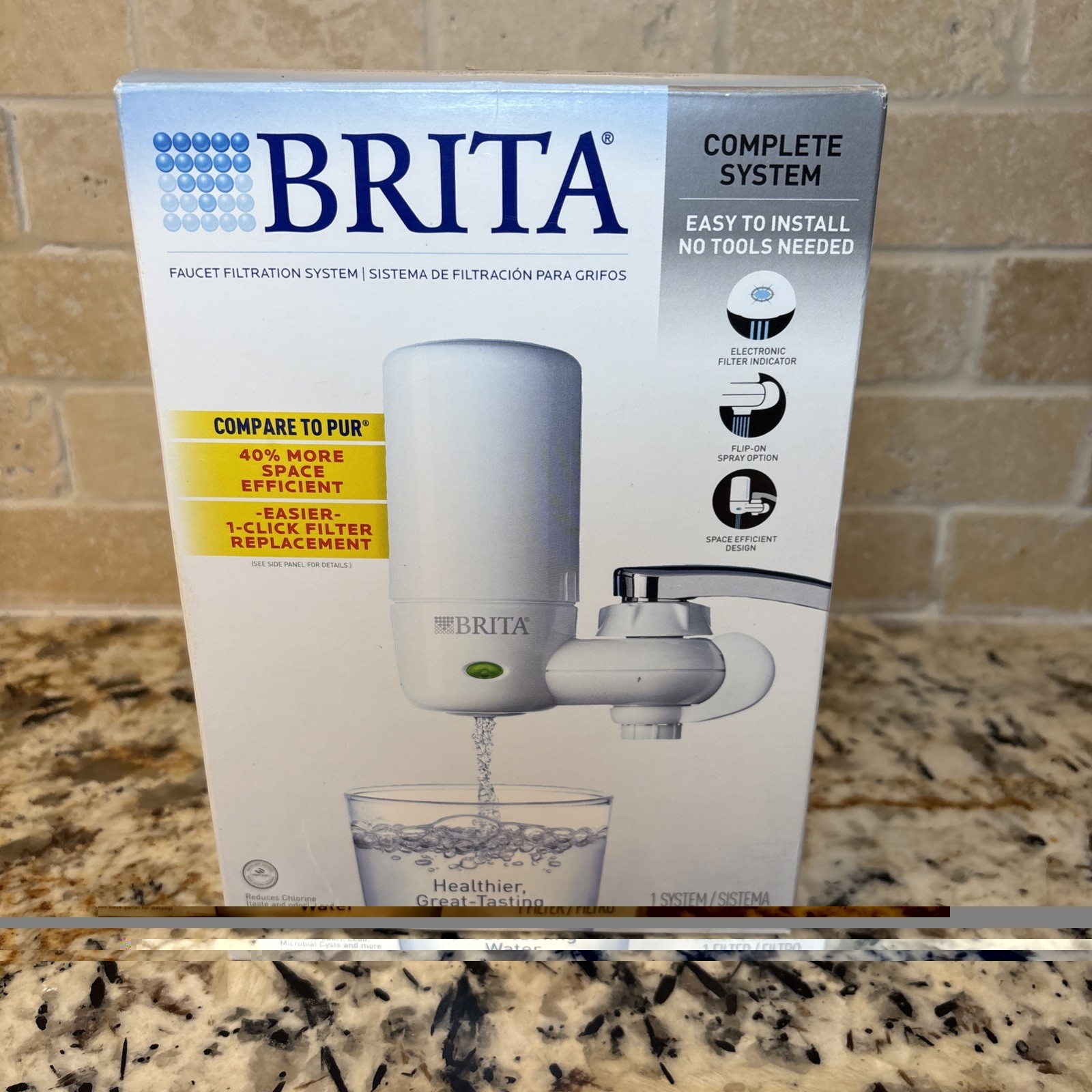 Brita Basic Kitchen Sink On Tap Faucet Water Filter System F