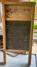 Vintage National Washboard Co No National 442  washboard Midget