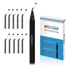 Deburring Tool Set 11 Pieces of High Speed Steel Rotary 11 Pcs Deburring Tool