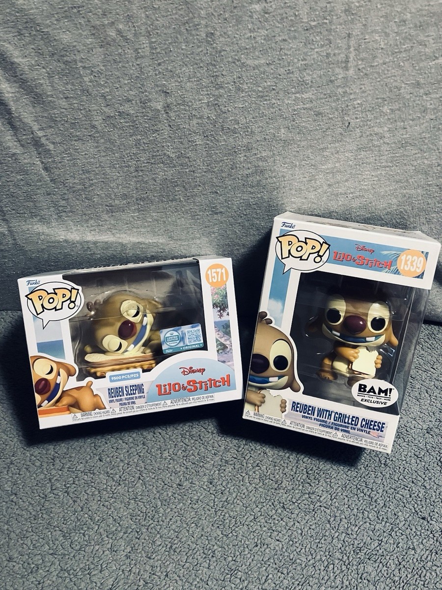Disney Funko Pop 1339 Reuben w/Grill Cheese & 1571 Reuben