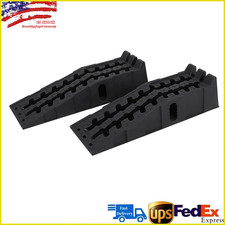 2 Pcs Car Ramps For Oil Changes And Lift Portable Low Profile Anti-slip Ramps