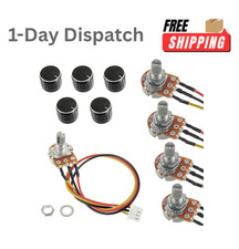 EPLZON 5Pcs 10K Ohm Linear Potentiometer with Wire and Knob
