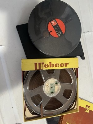 Webcor 7  Recording Tape Reel No. 2908 & BASF LH Super Reel. Vintage