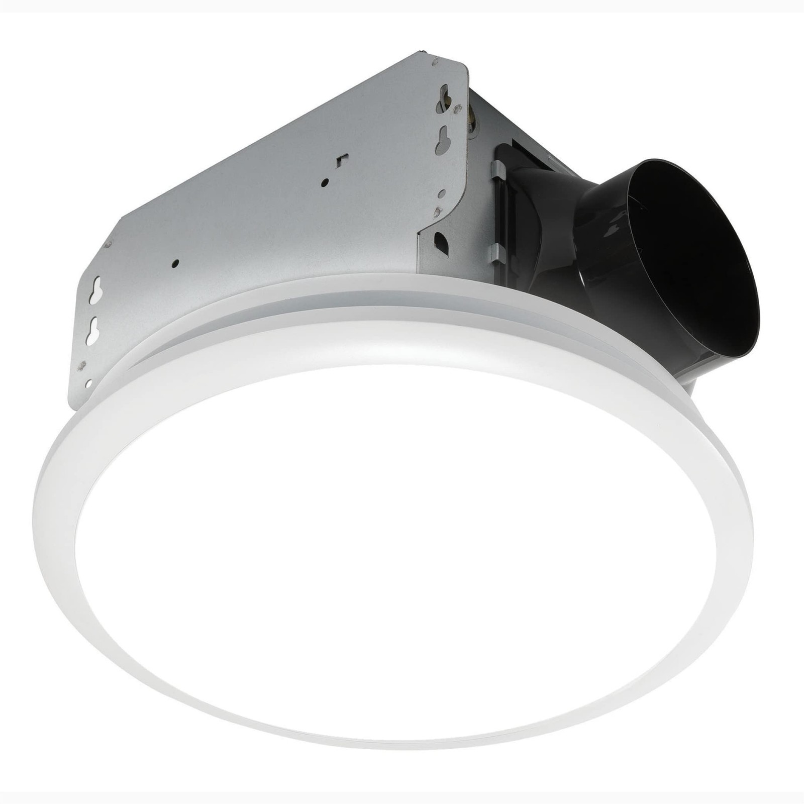 Homewerks 7141-80 Bathroom Exhaust Fan with LED Light Ceiling Mount Ventilation