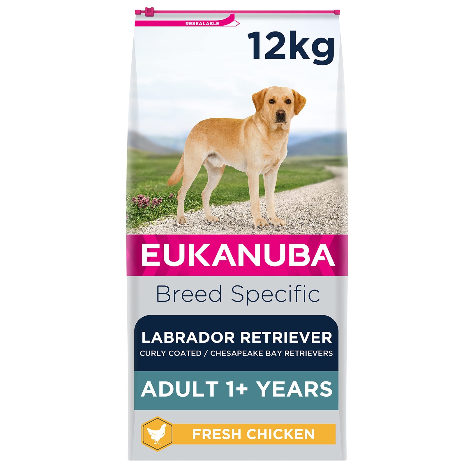 Eukanuba Complete Dry Dog Food for Adult Labrador Retriever Breed Types with Fresh Chicken 12 kg - Image 4