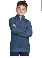 Tailorbyrd BOYS CLASSIC COZY QUARTER-ZIP Large NWT