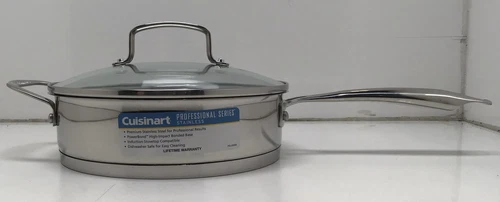 Cuisinart® Professional Series Stainless Steel 3-qt. Saute Pan With Lid