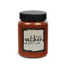 BMS-20023 Come Gather Buttered Maple Syrup Jar Candle 26 oz