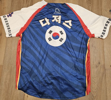 Dodgers LA Dodgers Korean Heritage Night Baseball Jersey Blue/White/Red XL MLB