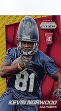 2014 Panini Prizm #220 Kevin Norwood Red Prizm