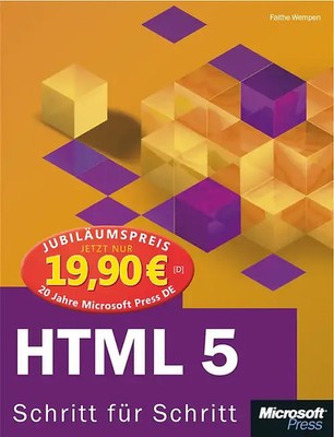 HTML 5 - Schritt für Schritt, Jubiläumsausgabe zum Sonderpreis ZUSTAND SEHR GUT