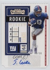 2020 Panini Contenders Rookie Ticket Stub 29/38 Javon Leake #260 Auto nd3
