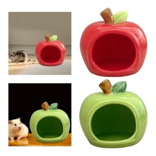 Ceramic Hamster House Cooling Nest Multipurpose Furniture Decor Food Bowl