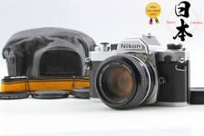 Late MINT w/Strap Nikon FM Silver 35mm Film Camera Ai 50mm f/1.4 Lens JAPAN