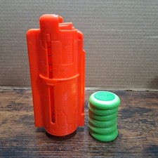 Nerf Gun Vortex 10 Disc Orange Magazine Clip Pyragon Praxis Nitron With 6 Discs