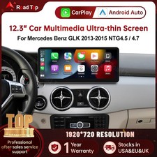 12,3" Wireless CarPlay Android Auto Touchscreen f&uuml;r Benz GLK X204 2013-15 NTG4.5