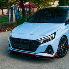 Oneway Frontspoiler passend für Hyundai I20 N MK3 2020- - Schwarz glänzend