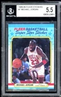 Michael Jordan Card 1988-89 Fleer Stickers #7 BGS 5.5