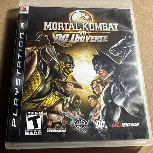 Mortal Kombat vs. DC Universe PlayStation 3 Midway 2008 Manual Included