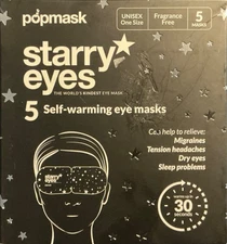 Popmask Starry Eyes Self Warming Eye Masks 5 Pack Unisex One Size