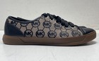 Michael Kors MK Monogram Logo Black Beige Low Top Sneakers Size 8M — photo 3